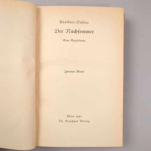 Adalbert Stifter Der Nachsommer Band 1-3 1942 Wien Buch Adalbert Stifter | Gut - Bild 19 von 20