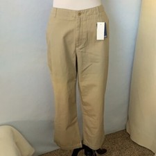 Lands End Cropped Natural Fit Chinos