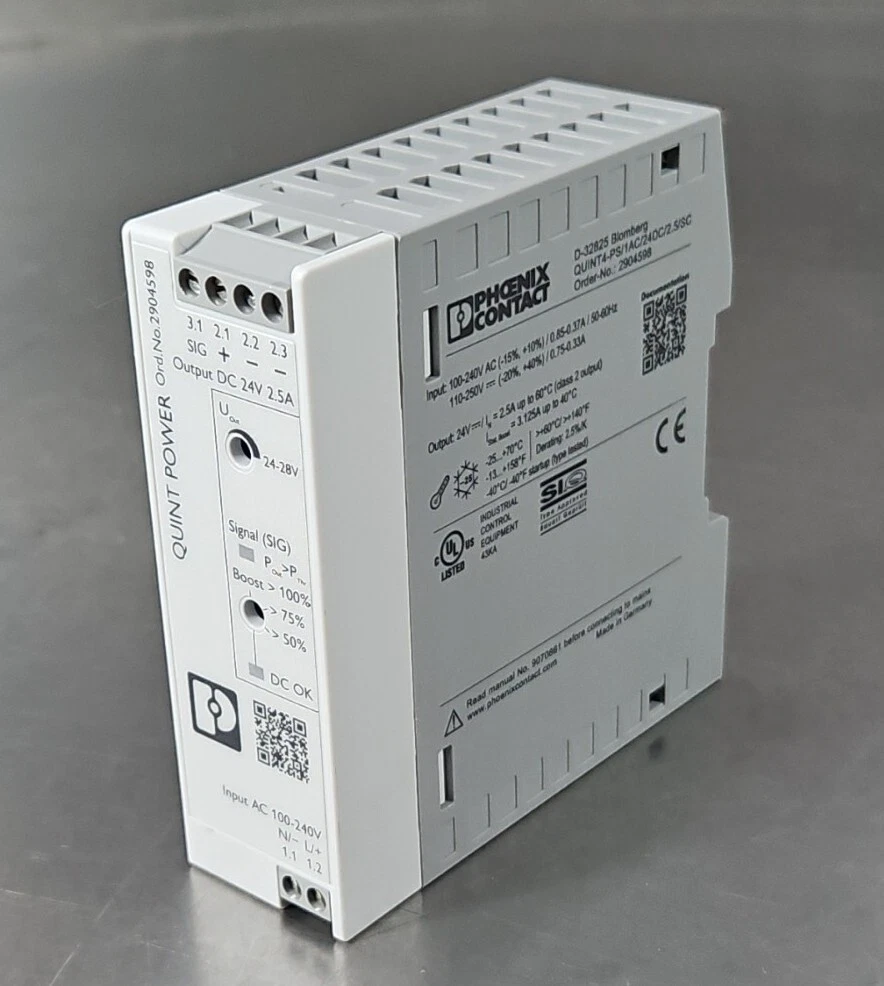 1PC NEW Phoenix Contact QUINT4-PS/1AC/24DC/2.5/SC Power Supply 2904598
