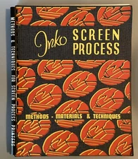 Inko Screen Process Supplies Methods Techniques Silk Oakland California 1964