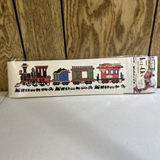 Seitec Iron-On Velour Transfer C. J. Train Cars Made in USA