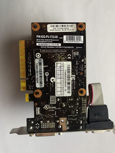 EVGA Nvidia Geforce GT 730 2GB Graphics Card 02G-P3-1733-KR Passive Cooling - Picture 3 of 4