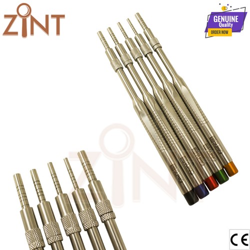Dental Osteotome Sinus Lift Offset Concave Tip Bone Implant Instruments Set Of 5 - Picture 1 of 6