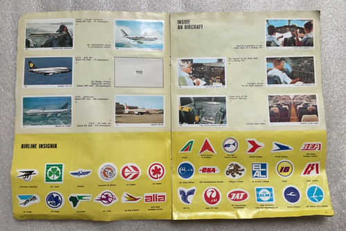 Americana Aircraft Of The World Sticker Cards Album near complete Rare - Picture 6 of 12
