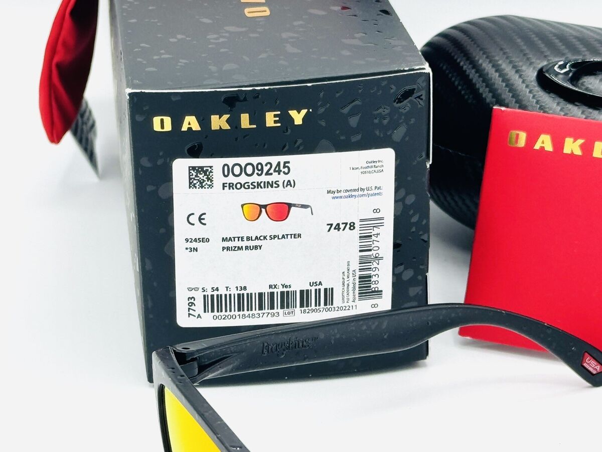 NEW OAKLEY FROGSKINS (A) SUNGLASSES CHINESE NEW YEARS BLACK NEW OAKLEY FROGSKINS (A) SUNGLASSES CHINESE NEW YEARS BLACK