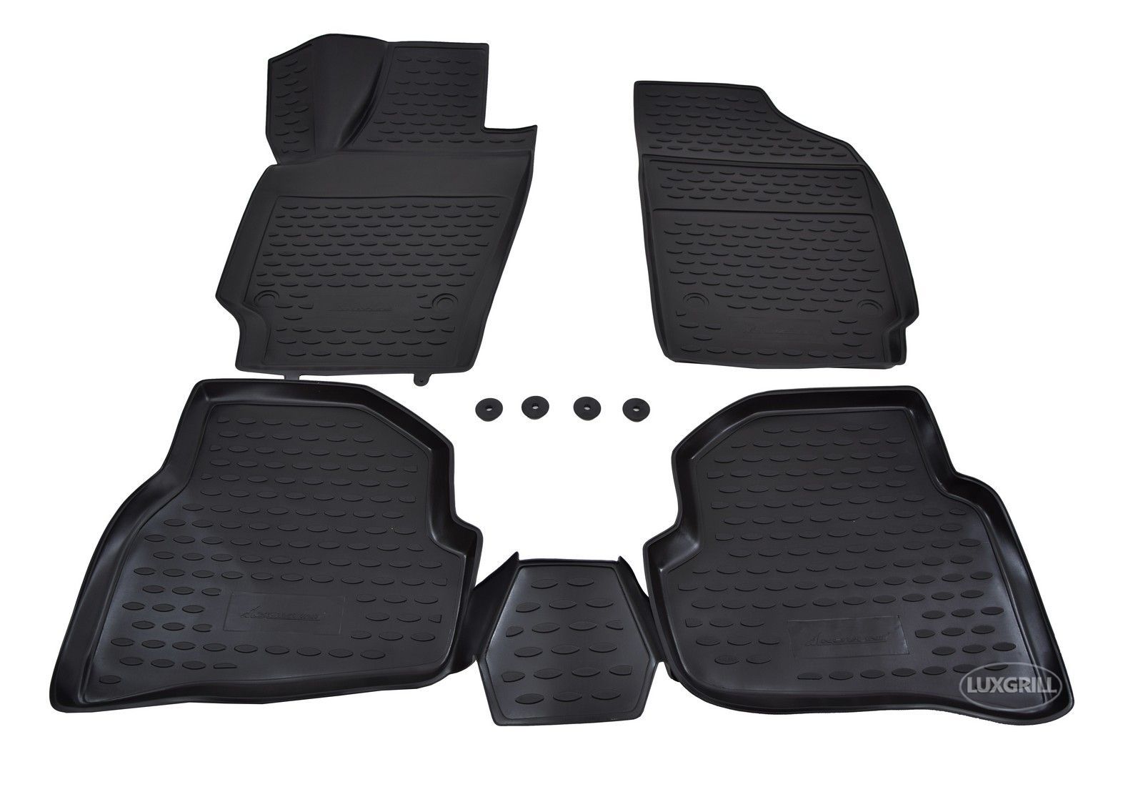 Tapis de sol caoutchouc Polo 5 bords hauts pour trajets quotidiens et météo