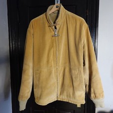 Vintage Mighty Mac Corduroy Jacket Sherpa Lined Coat Sz 44 Made In USA