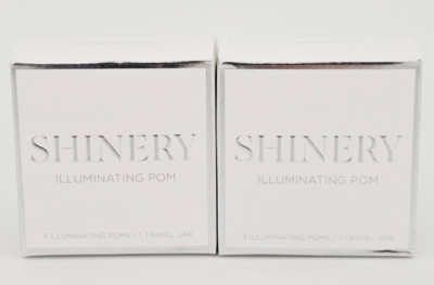 Shinery Illuminating Pom Travel Jar 3 Count Lot of 2