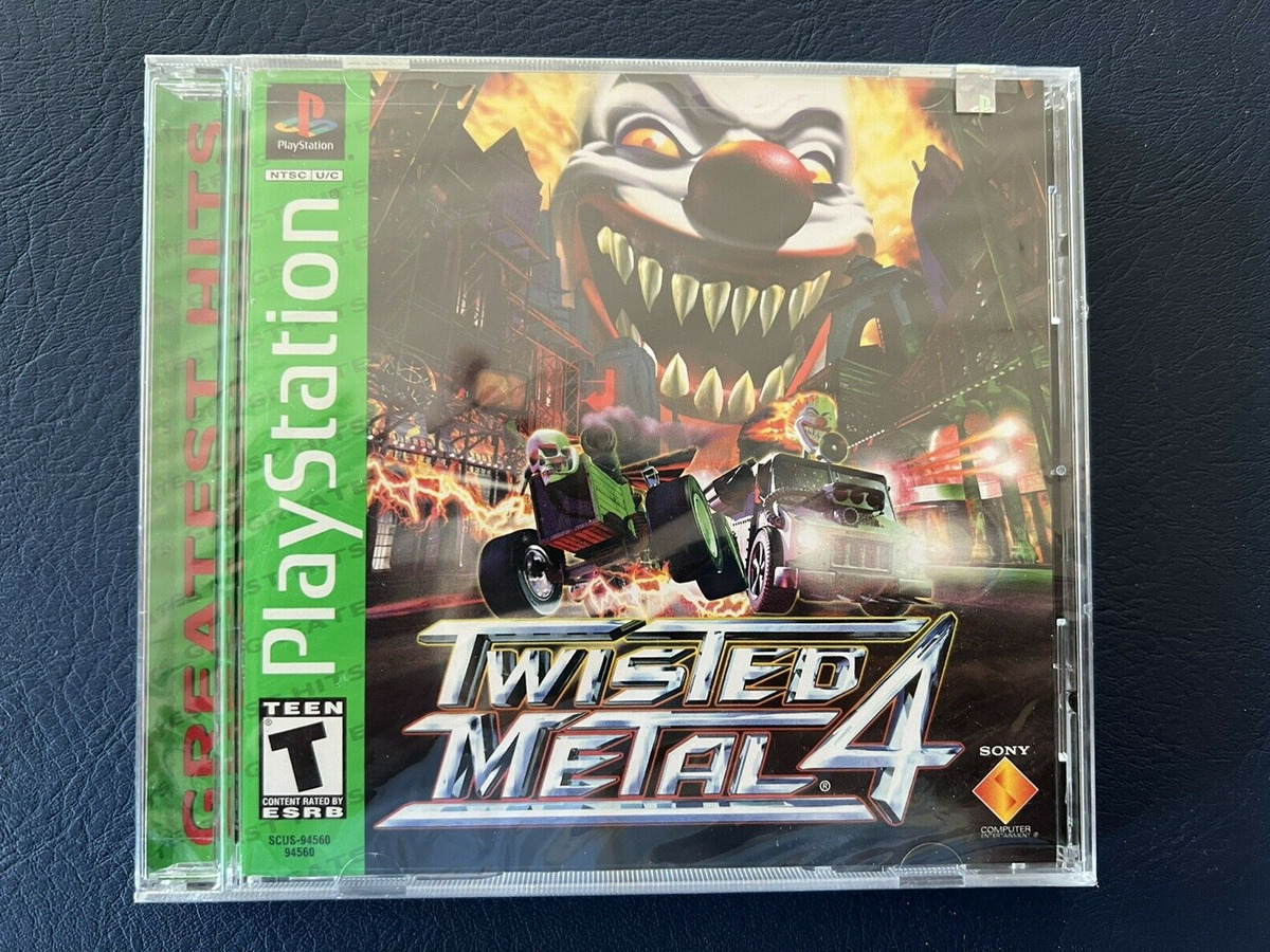 1999 PS1 Playstation Twisted Metal 4 Factory Sealed Greatest Hits VGA/WATA  Ready 711719456025