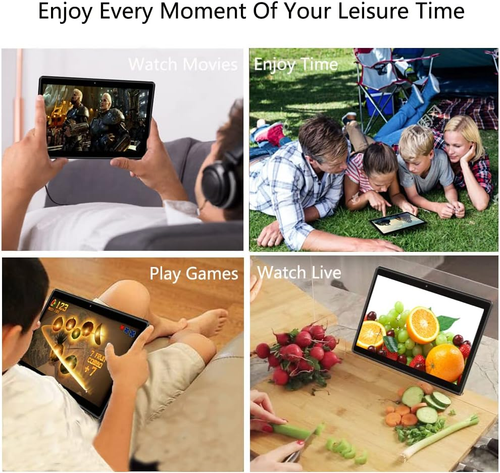 Touch10 Tablet 10 Inch - Tablet Android 13, 64GB, 512GB Expandable, Quad-Core, H - Picture 6 of 12