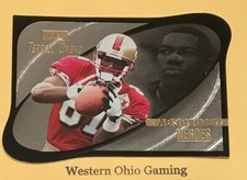 1999 Playoff Absolute Terrell Owens #HE1 Absolute Heroes Silver Jumbo Box Topper