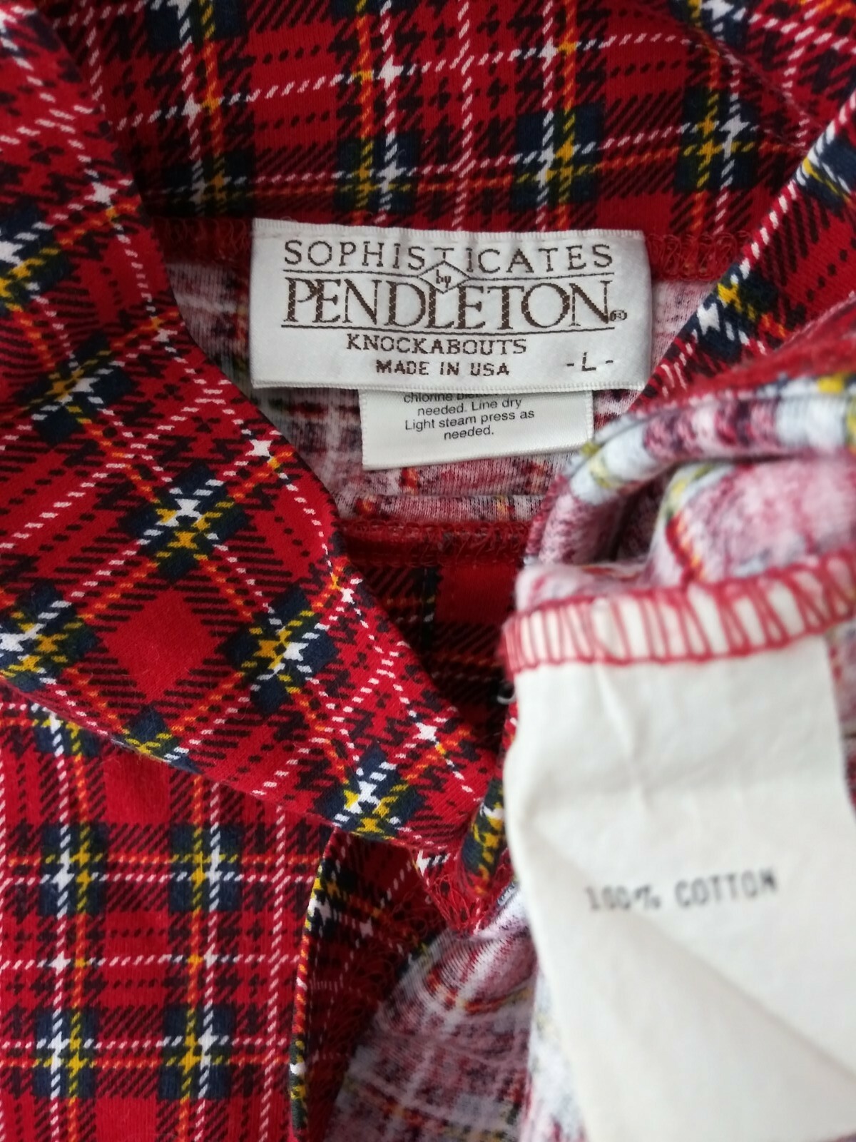 Pendleton Sophisticates Women’s Large Red Plaid H… - image 9