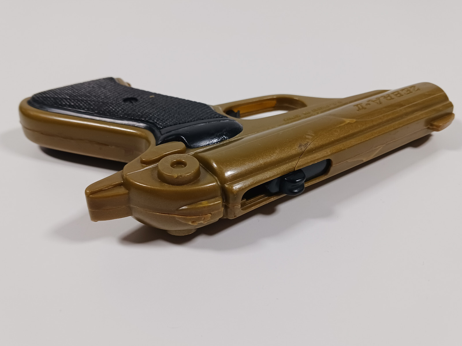 Lot of 2 Vintage Hong Kong Plastic Toy Guns ZEBRA II & Park Plastics