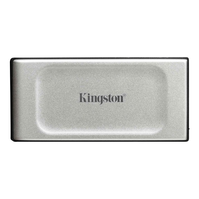 500GB Kingston XS2000 USB3.2 External Solid State Drive - Black, Silver