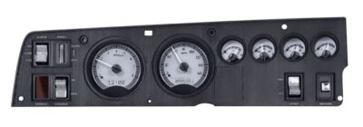 Dakota Digital 68-70 Charger/ Rallye Silver / White Gauge Kit VHX-68D-CHG-S-W
