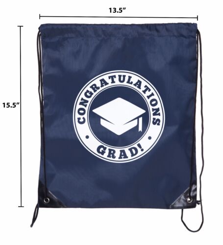 Bolsas de regalo de graduación para favores de fiesta de graduación | Bolsas de cordón de Mato & Hash - Imagen 11 de 21