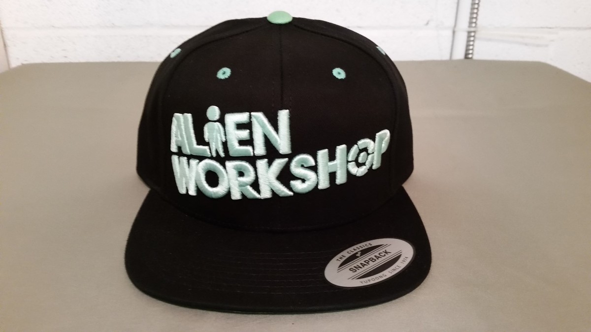 New Alien Workshop Skater Baseball Black Mint Green Snapback Cap New Alien Workshop Skater Baseball Black Mint Green Snapback Cap