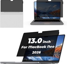 Privacy Screen Filter for 2026 MacBook Neo 13'' A18 Pro Nano-Suction Protector