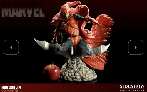 SIDESHOW COLLECTIBLES SPIDER-MAN HOBGOBLIN COMIQUETTE STATUE #102/600