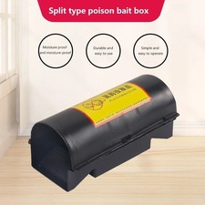 1 Pc Rat Mouse Bait Box Weatherproof Pest Control Garden Farm Outdoor Trap