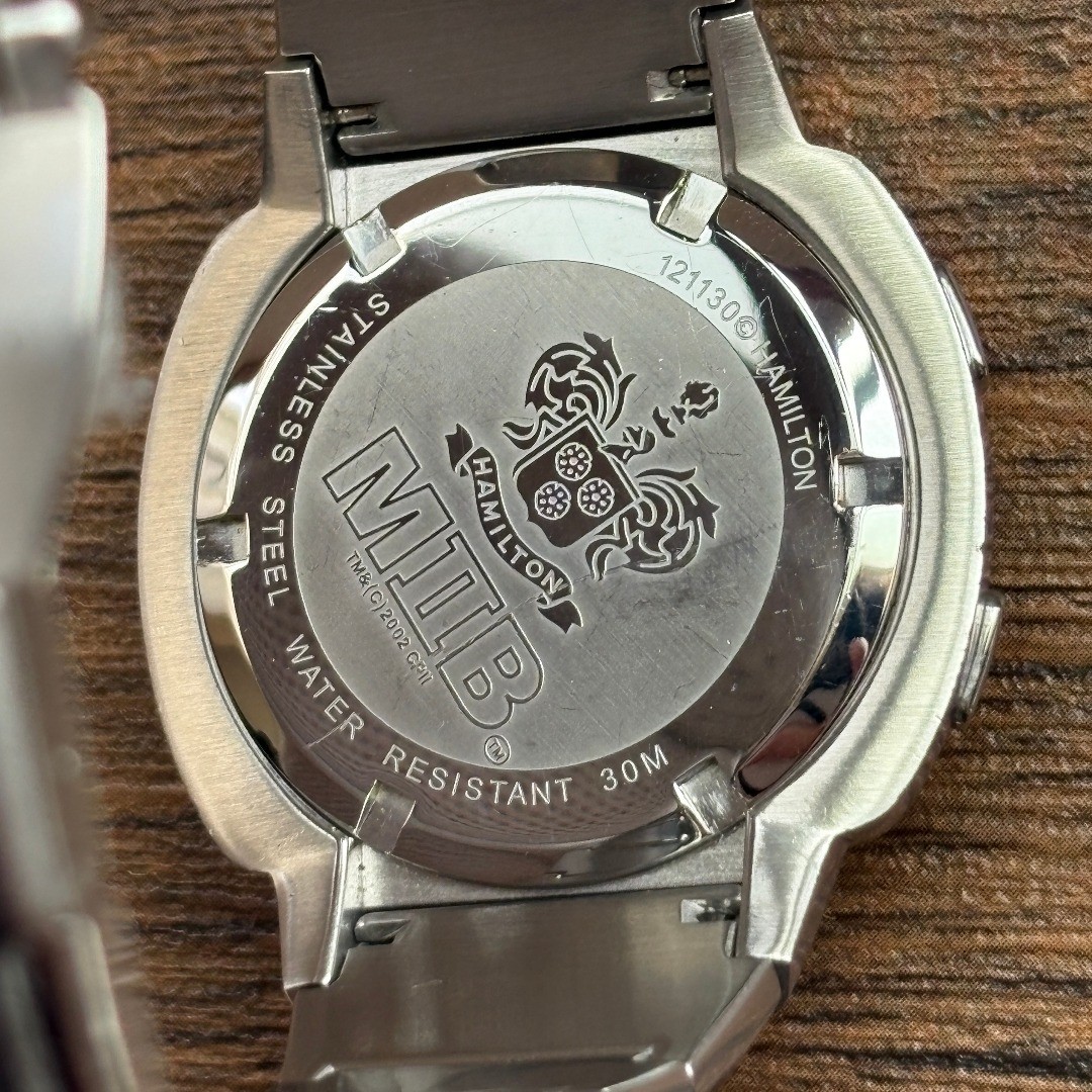 Hamilton MIB II Digital Watch Men In Black 2002 Rare Full Set
