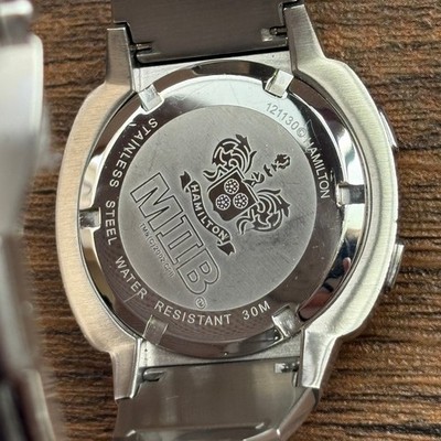 Hamilton MIB II Digital Watch Men In Black 2002 Rare Full Set