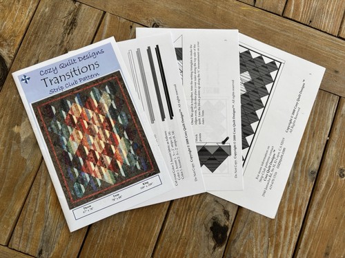Transitions Quilt Pattern by Cozy Quilt Designs Strip Club - Picture 3 of 4