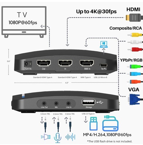 Cloner Alliance Box Pro Standalone 1080p Video Recorder - New Open Box - Afbeelding 3 van 5