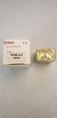 IDEC RH4B-ULC 6V DC 4PDT 14-Pin General Purpose Power Relay w/ LED