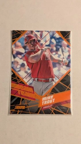 2021 Topps Stadium Club - Beam Team Mike Trout #BT-2 Orange 30/50