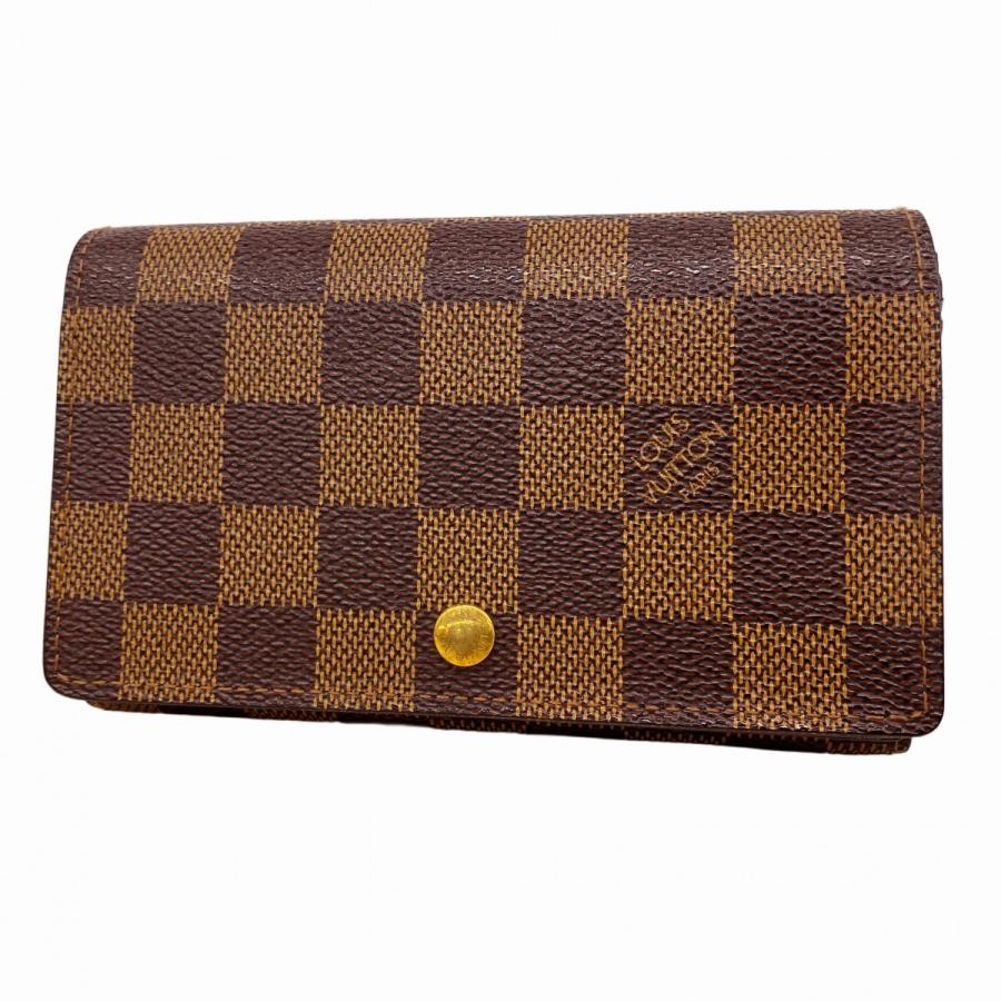 LOUIS VUITTON Tresor Damier Ebene N61736 Men's Wallet