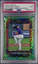 2025 Donruss Elite Series Green Xplosion 3/25 Chase Dollander #9 PSA 9 MINT 8d2