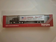 Herpa H0 1:87 US Truck Union Pacific Trailer Freight Service 141987 OVP