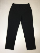 EILEEN FISHER Black Pull On Tapered Leg Style Crop/Ankle Pant Womens sz Medium