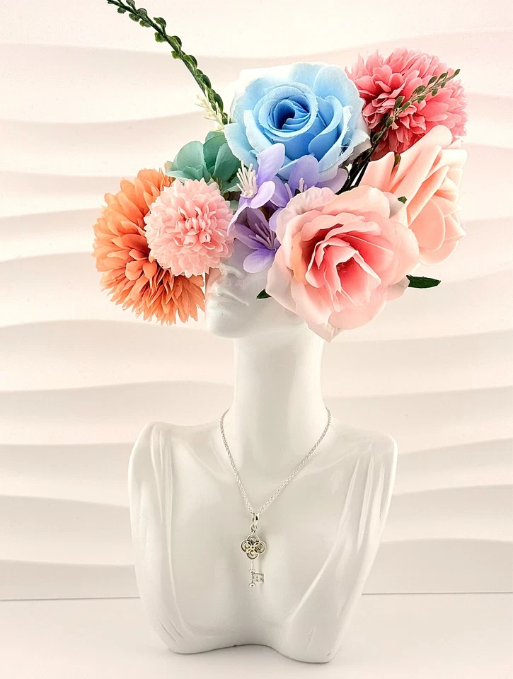 LIMITED EDITION New Pandora Two-Tone Key & Flower Necklace 399339C01-70cm - Image 4 of 4