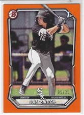 2026 Colby Shelton Bowman Paper Prospect Orange 05/25 Chicago White Sox BP-144