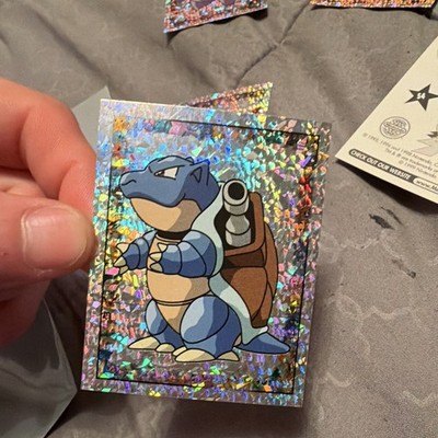 Pokémon TCG Merlin Stickers Blastoise #54 Holo Sticker 1999 Vintage