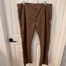 Dickies Flex Men Size 38 x 32 Jeans Brown Canvas Regular Fit Straight Pants