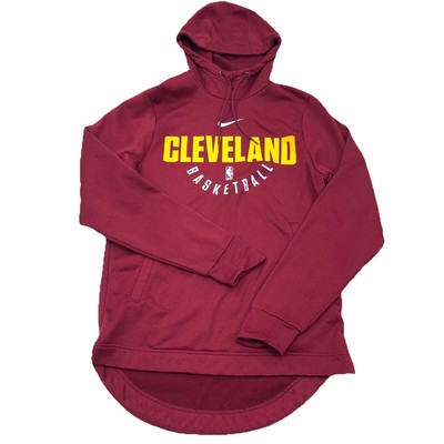 Cleveland Cavaliers Hoodie Men Small Nike Dri Fit Sweatshirt Sweater NBA Adult