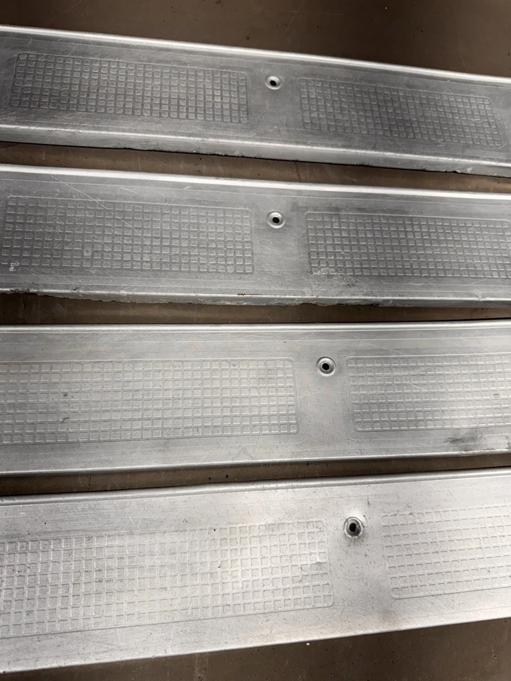 1961-1962 Ford Galaxie 4 Door Carpet Trim Sill Plate Moldings Mercury Park Lane - Image 3 of 4