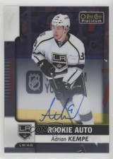 2017-18 O-Pee-Chee Platinum Rookie Autos Adrian Kempe #R-AK Auto 7b5