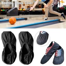 1Pair Bowling Sneaker Covers Outdoor Bowling Shoe Covers Bowling Shoes Black