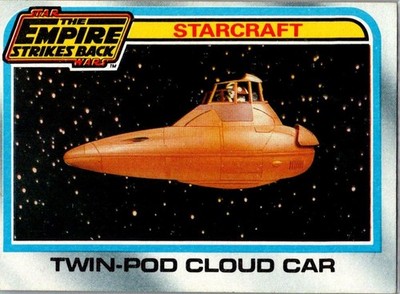 1980 Topps STARCRAFT TWIN -POD CLOUD CARE THE EMPIRE STRIKES BACK #137