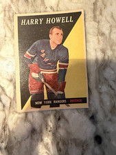 1957-58 Topps Harry Howell #60 Vintage Hockey Card – Rangers HOF