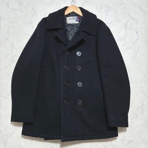 ハ*イ様 schott U.S. 740N PEACOAT ネイビーウール 42 740C - Leather