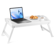 Frühstückstablett aus Bambus - Serviertablett Betttablett Betttisch - PC Lapdesk
