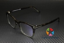 TOM FORD FT5736 055 Coloured Havana Plastic blue filter 50 mm Men's Eyeglasses