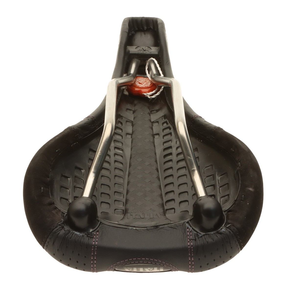 Selle Italia Flite Saddle Genuine Gel Ti Rails Perf. Black Leather