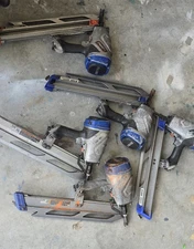 DUO-FAST DF350S 20° ROUND HEAD FRAMING NAILER , Missing Pieces, Tested & Works