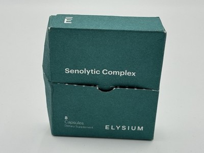 Elysium Senolytic Complex Dietary Supplement (8 Capsules) Sealed Exp. 06/2027+